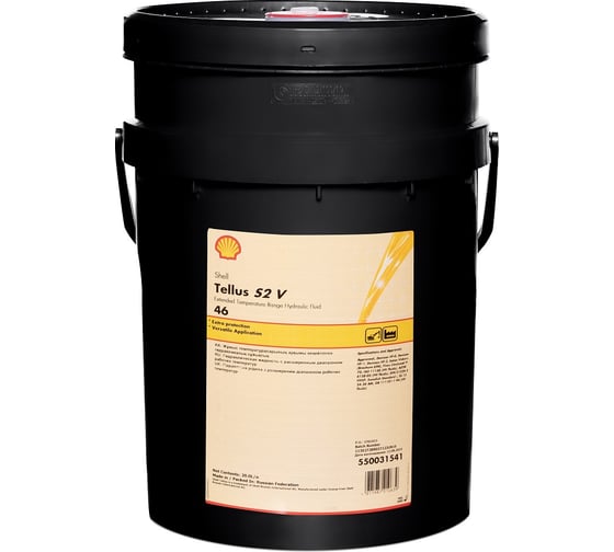 Масло Tellus S2 V 46 20 л Shell 550031541