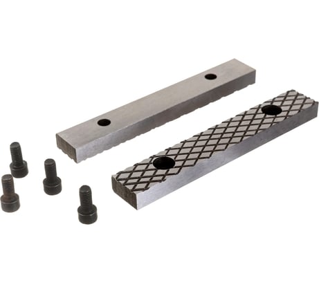 Губки сменные стальные для тисков слесарных 125 мм Berger BG BG1343