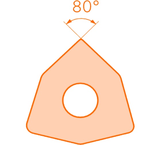 Токарная пластина WNMG060408-SF YNG151C 10 шт VereHorn 37612 1