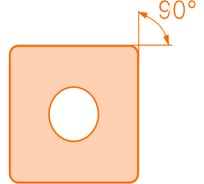 Токарная пластина SNUN120412 YBC251 10 шт VereHorn 37176