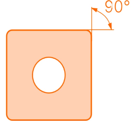 Токарная пластина SPMW120408 YBD152 10 шт VereHorn 38818