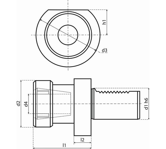 Держатель инструмента Standard VDI, E3-40x32 Debever Machining Solutions DB-S-E3VDI4032