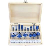 Набор фрез E (15 шт; хвостовик 8 мм) ДИОЛД 90101020