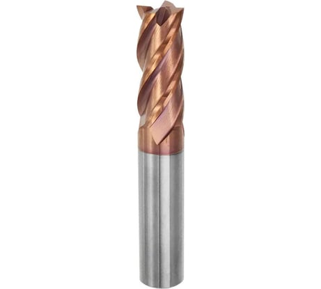 Фреза концевая монолитная твердосплавная 4х75 мм СпецТехИнструмент D4L75T4BRHRC55BSTI