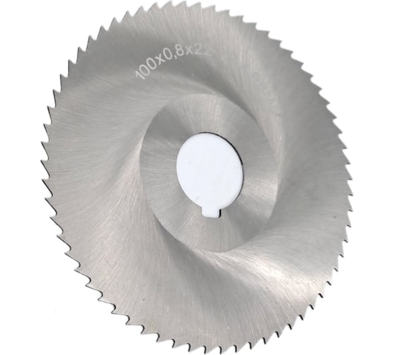 Фреза дисковая отрезная (100х0.8х22 мм; Р6М5; z=64; прорезной зуб; со ступицей; с ш/п) TORNERI 024357 1