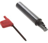 Фреза концевая AE390-R012.11.01.d16.C (12 мм; Z1; цилиндрический хвостовик 16 мм; СОЖ) с механическим креплением 4-гранная пластина APKT 11T3 Русский Инструмент ri.193.135