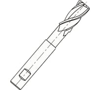 Фреза HF443 MM 8 (26) R1 CR 4F W PV300 OSAWA HF44310080