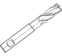 Фреза HF471 MM 16(42) C+R 4F W-SC PV300 OSAWA HF471160