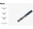 Фреза HF861 MM 9 C+R 4F W-SC PV300 OSAWA HF861090 3