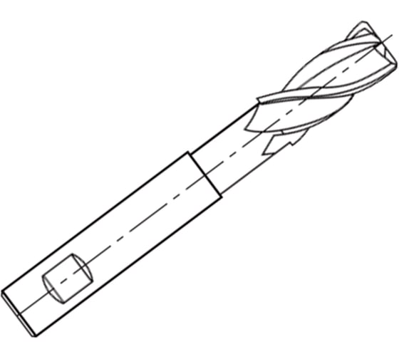 Фреза HF471 MM 12(37) C+R 4F W-SC PV300 OSAWA HF471120 1