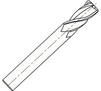 Фреза HF842 MM 6X6X13X57 R1 CR 4F PV300 OSAWA HF84210060