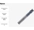 Фреза HF342 MM 10 (30)R1 CR 4F PV300 OSAWA HF34210100 3