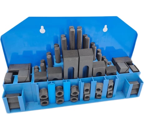 Набор станочного крепежа и прижимов из 58 предметов, Т-образный паз 18 мм, М16 TORNERI Т021811