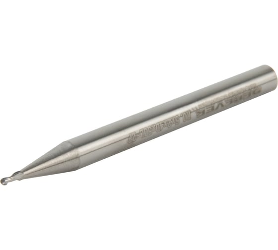 Фреза твердосплавная сферическая, D=1 мм, без покрытия Debever Machining Solutions DB-S-SA01050Z2NC04 1