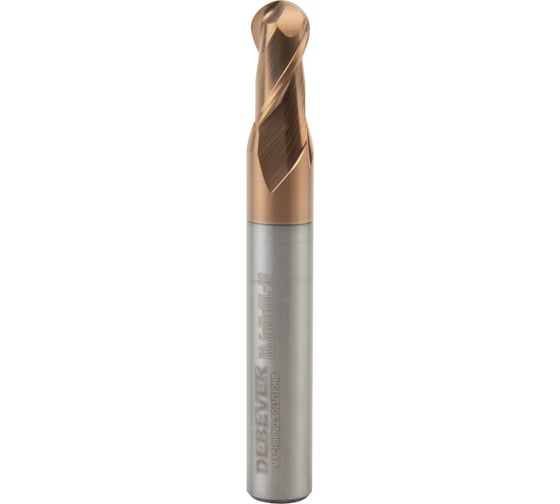 Фреза твердосплавная сферическая, D=7 мм, TISIN Debever Machining Solutions DB-S-SB07060Z2TS08