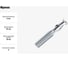 Фреза OSAWA MDCSA2 MM 5 2F 45 ALU MDCSA2050 3