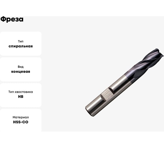 Фреза OSAWA TAWS4 MM 12 CO8% PV200 4F WS TAWS4120