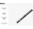 Фреза OSAWA WL4 MM 12 CO8% 4F LONG WS FRESA WL4120 3