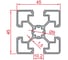 Профиль конструкционный сверхлегкий DOGUS KALIP 45x45, паз 10 1.1.10.045045.03X1500 3