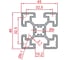 Профиль конструкционный легкий DOGUS KALIP 45x45, паз 10 1.1.10.045045.02X1000 3