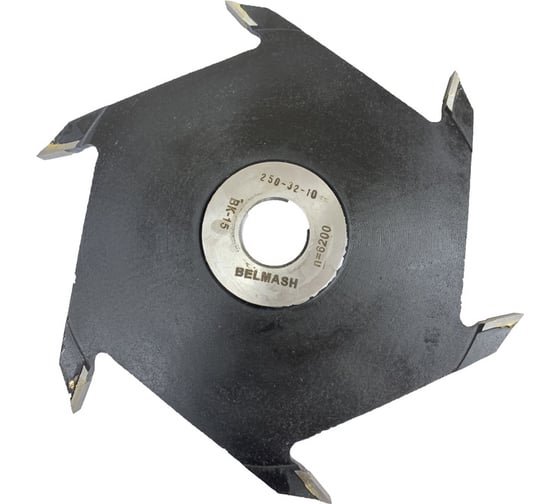 Фреза пазовая (250х32х10 мм; 6Z) Белмаш RF0125A 1