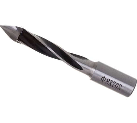 Сверло присадочное усиленное сквозное (8x70 мм; S=10x20 мм; RH) ROTIS 422.0870R