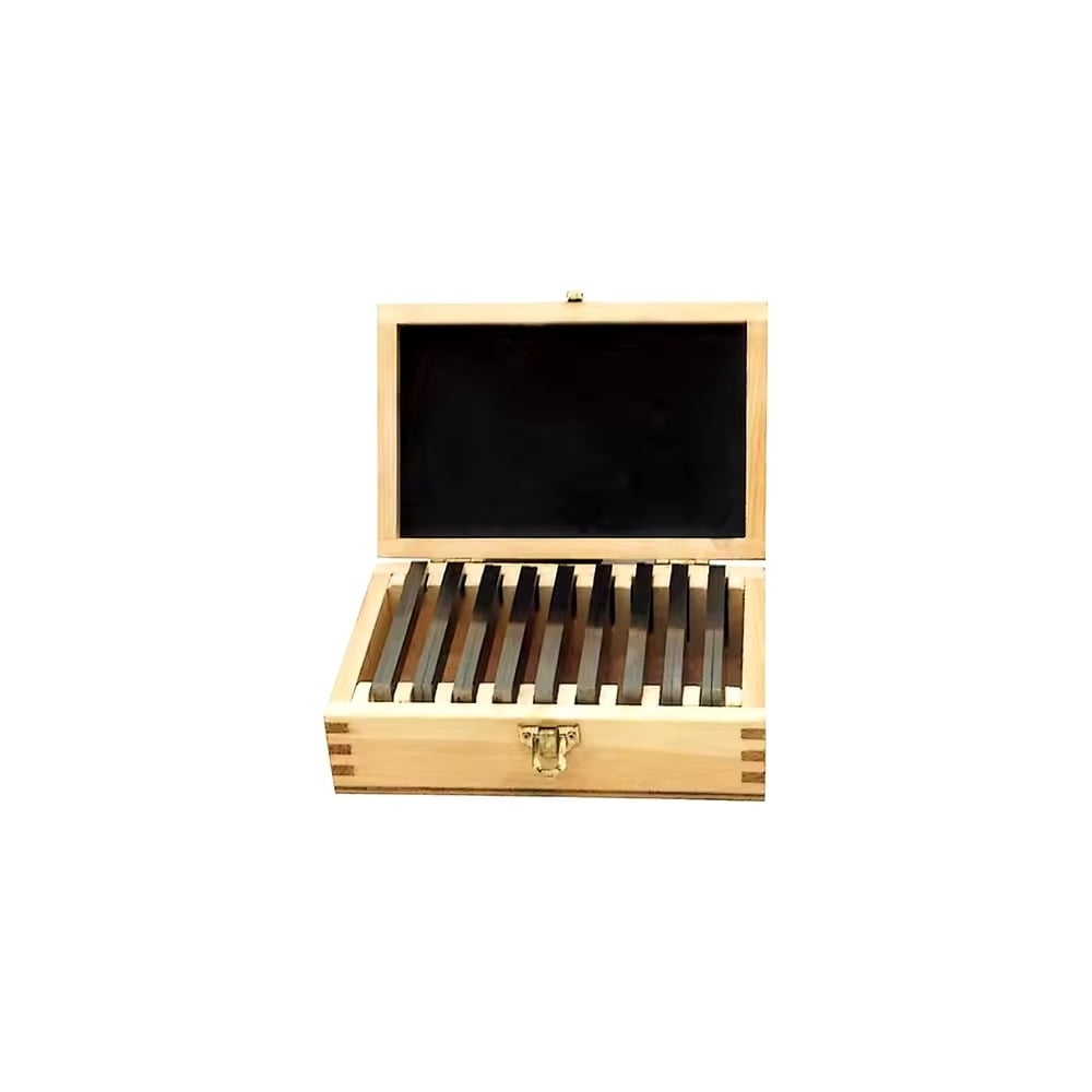 Набор пластин плоскопараллельных из 18 шт, 100x4х10(14;18;22;26;30;34 ...