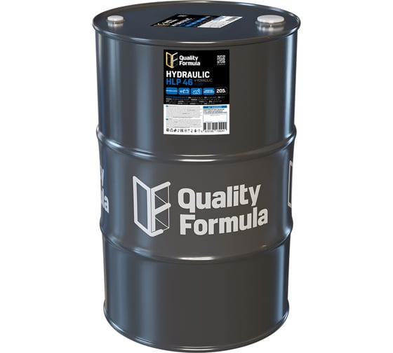 Гидравлическое масло Quality Formula QF HYDRAULIC HLP 46, 205 л 410025020 1