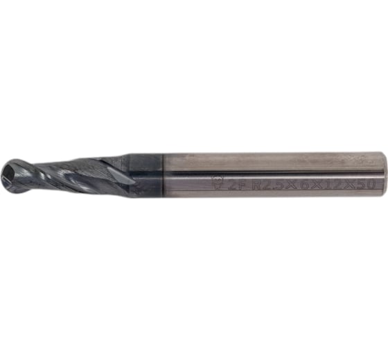Фреза сферическая цельная AlTiN (5х6х12х50 мм; 2F; HRC45; ц/х; К40) PANDA CNC mf40502 1