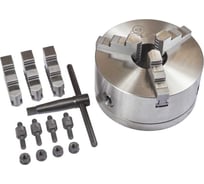 Патрон токарный ZENION 200мм 7100-0031, K11-200/С5,  прям. и обр. кулачки пт00031