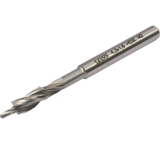 Цековка (1.6/4.3х56 мм 180 гр.; M2; HSSE) Bucovice Tools 853041 1