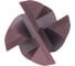 Фреза концевая твердосплавная H-Tools 8.0x100x40/S8мм, 4z, P20 TiALN 55HRC 19945-080 3