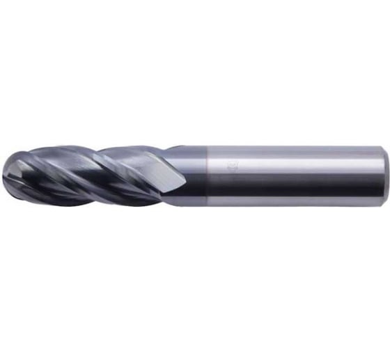 Фреза сферическая PANDA CNC 6х12х50 мм R3.0 4F HRC50 AlCrN ц/х, К40 цельная mf82006 1