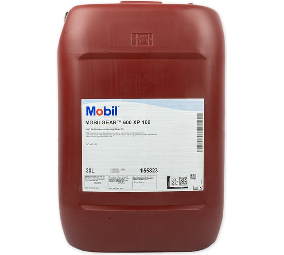 Масло редукторное gear 600 XP 100 20 л MOBIL 155823