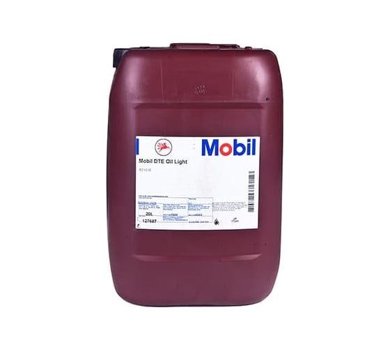 Масло индустриальное минеральное DTE Oil Light 20 л MOBIL 154238