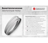 Полотно ленточное М42 (2655х27х0.9 мм; 6/10 TPI) ECO EM4227096102655