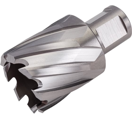 Сверло корончатое HSS по металлу (33х30/63 мм; Weldon 19) D.BOR CD-HSS-030-033-W 1