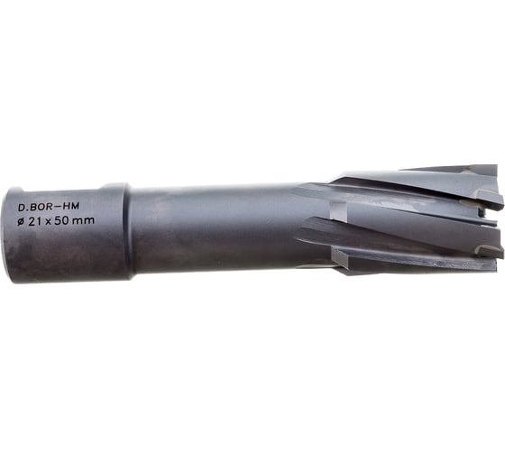 Сверло корончатое HM по металлу (21х50/88 мм; Weldon 19) D.BOR CD-HM-050-021-W