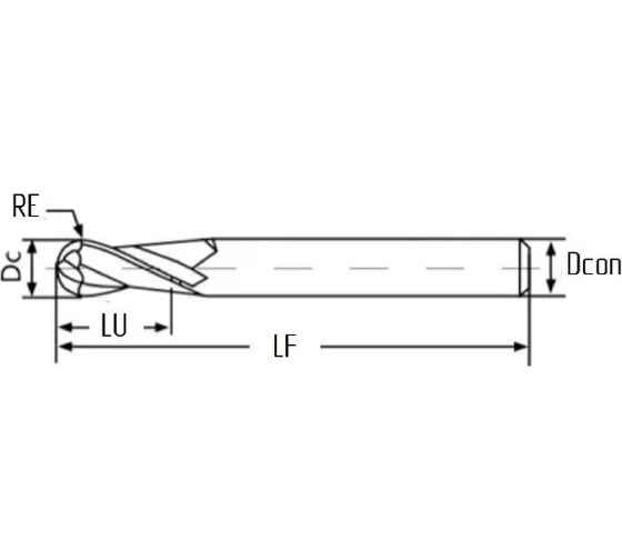 Фреза твердосплавная Эквивалент MH02-H1600A16S35BN EMG55