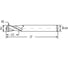 Фреза твердосплавная Эквивалент MH02-MS0100A06S30BN EMG40 2