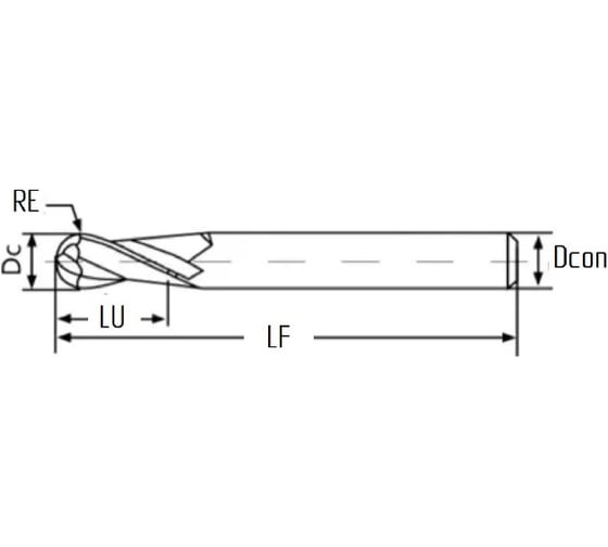Фреза твердосплавная Эквивалент MH02-M1600A16S30BN EMG40