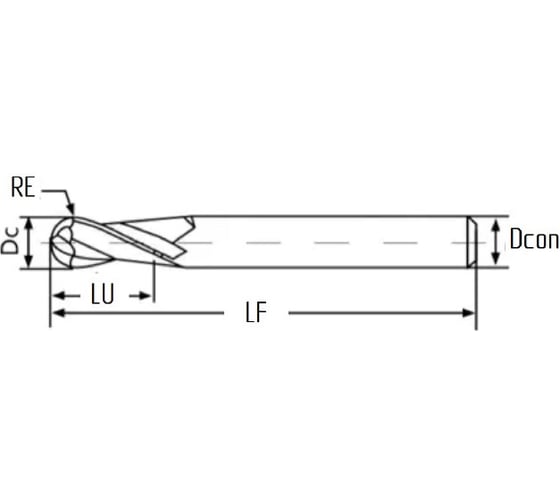 Фреза твердосплавная Эквивалент MH02-S0800A08S30BN EMG40