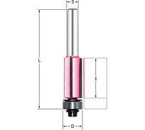 Фреза PROCUT обгонная кромочная Z3 (нижний подшипник) D=16x40x87.5 S=12 151866MBX