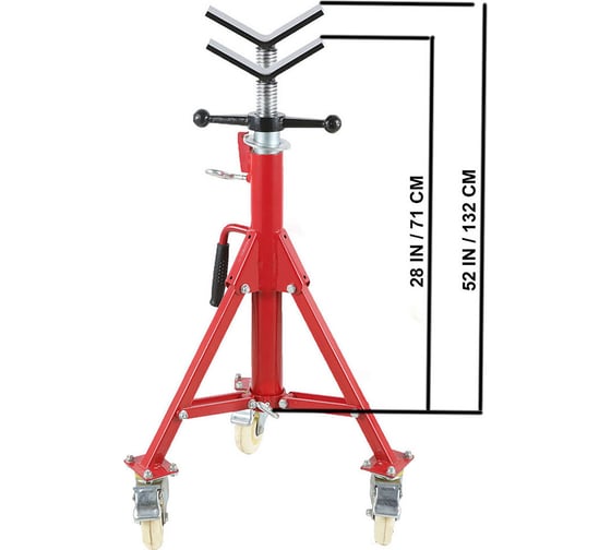 Роликовая опора 12 дюймов на треноге с колесиками без роликов Rotorica RT.1185210