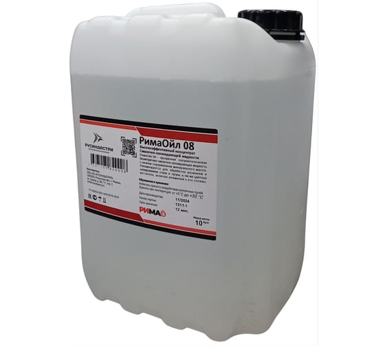 Универсальная полусинтетическая СОЖ для легких и средних нагрузок Ойл 08 10 л РИМА РимаОйл 08.10
