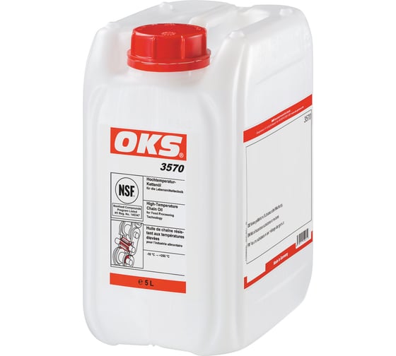 Универсальное масло с пищевым допуском и добавлением OKS PTFE 3750 канистра, 5л 270105