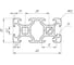 Профиль Алтервиа 20x40 серебро V-паз Арт. A122040061X1500 4