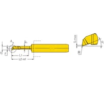 Резец расточной UARGUS VHM MC437BCR05L26R VBX 14 236 534