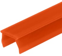 Заглушка пазовая АЛТЕРВИА U-образная, для конструкционных профилей, паз 8, оранжевая A00807.1708x3