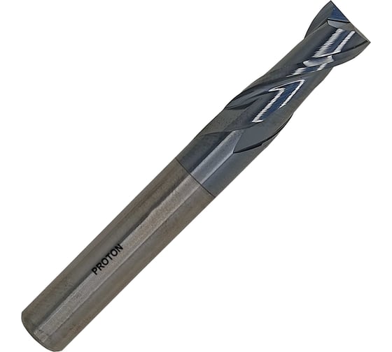 Фреза шпоночная PROTON ц/х, 8.0х20х60 мм, монолитная твердосплавная HRC 45, Z=2 Т0000024432 1